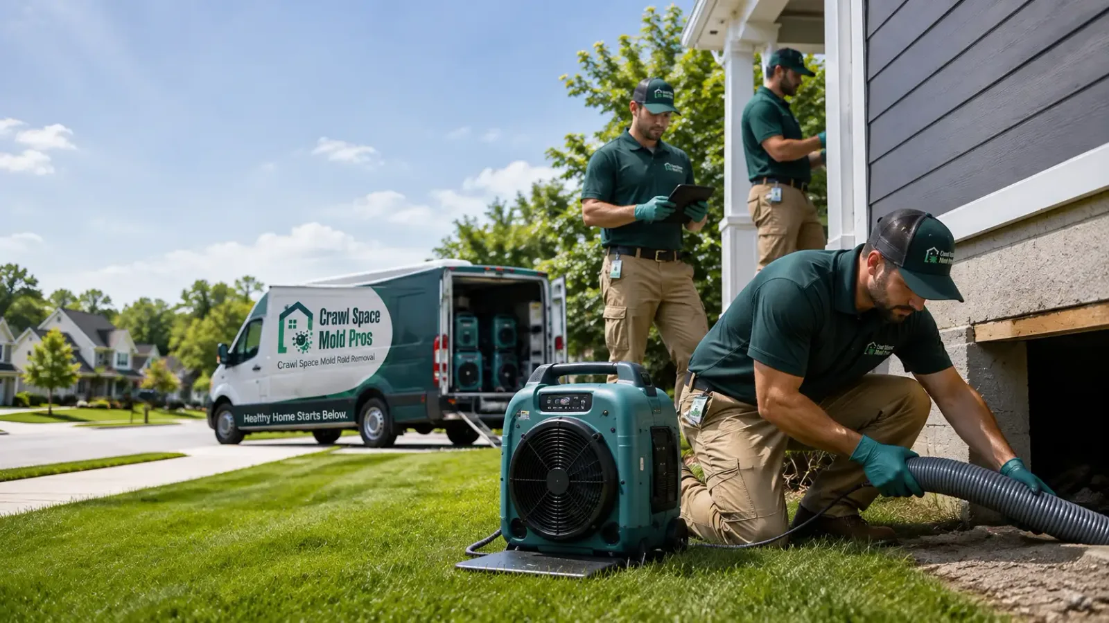 Crawl Space Mold Removal in Mount Pulaski, IL